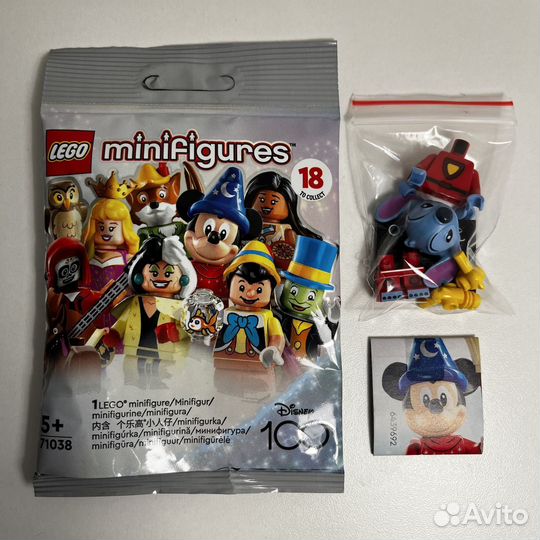 Lego минифигурка 100 лет Disney Стич