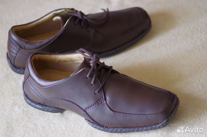Новые туфли Премиум английск.Clarks нат кожа р.42