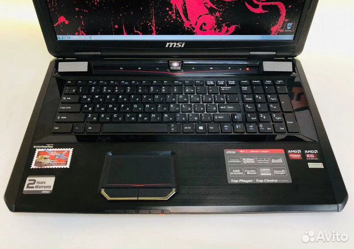 MSI GX70 Destroyer 17 IPS R9 M290X A10-5750M 12GB