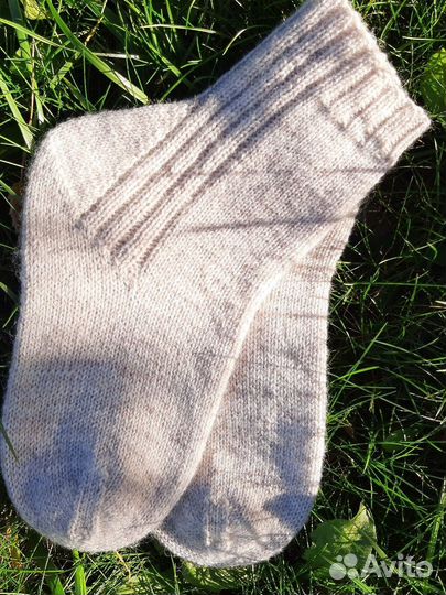 Шерстяные носки ручной работы