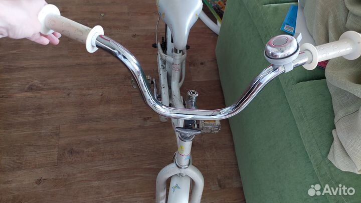 Детский велосипед, белый, Stern