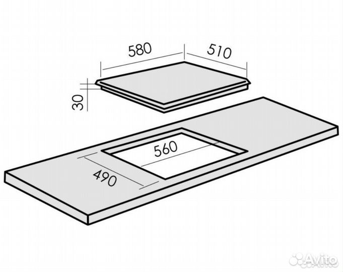 Продам встраиваемую электрическую варочную плиту