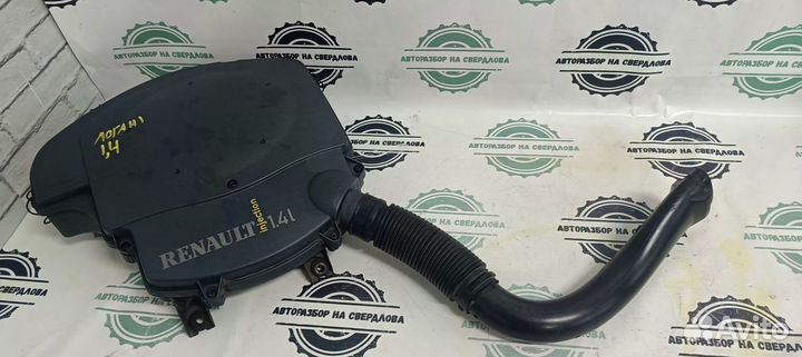 Корпус воздушного фильтра renault logan 1.4