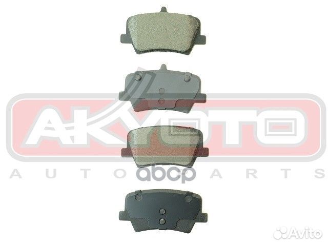 Колодки тормозные volvo AKD-17202 akyoto