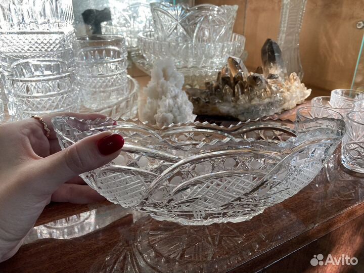 Хрустальное блюдо