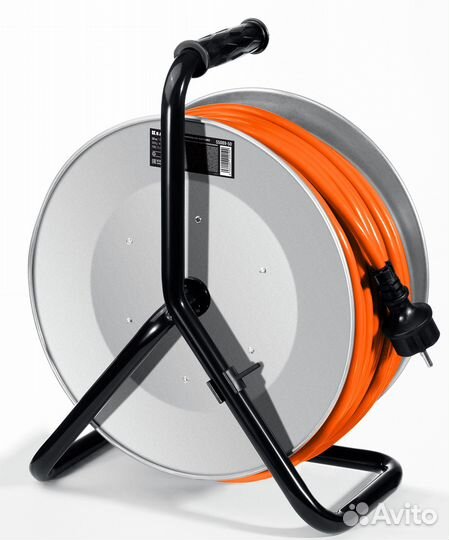 Удлинитель на катушке kraftool пвс 3х2.5 50м 4000