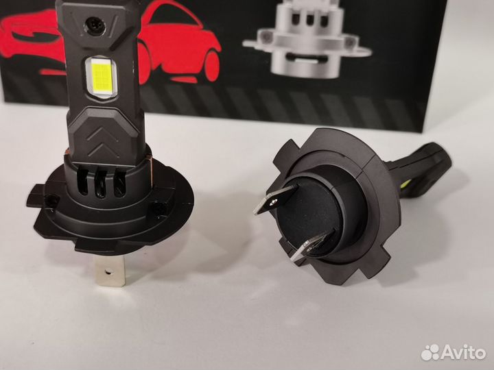 Лампы h7 LED 60w 7200lm белый свет 6000К