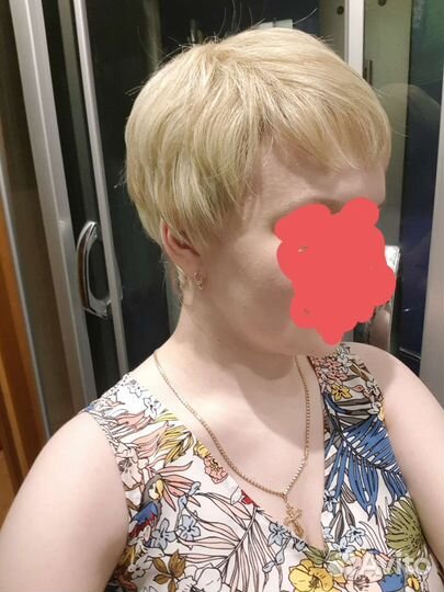 Парик из канекалона, красивый блонд