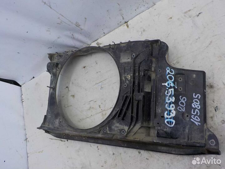 Диффузор радиатора peugeot 206