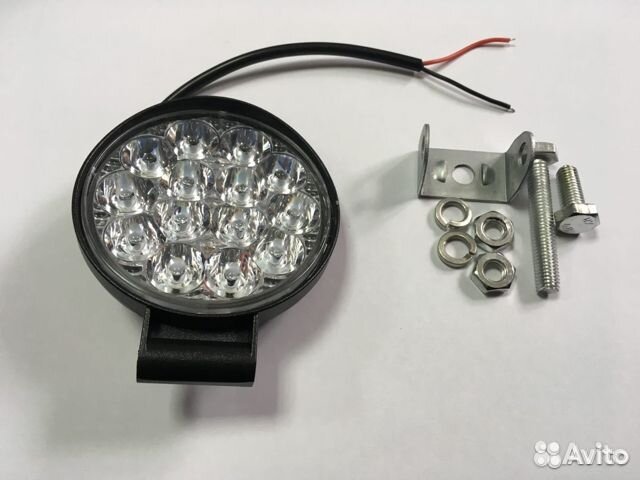 Светодиодная LED фара 42w дальний свет
