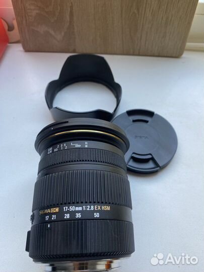 Зеркальный фотоаппарат canon 70d + sigma 17-50