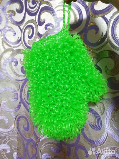 Мочалка варежка