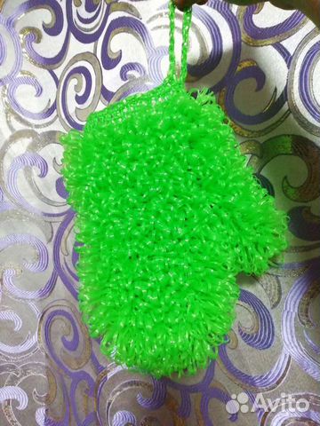 Мочалка варежка