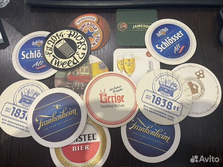 Бирдекели подставки под пиво иностранные
