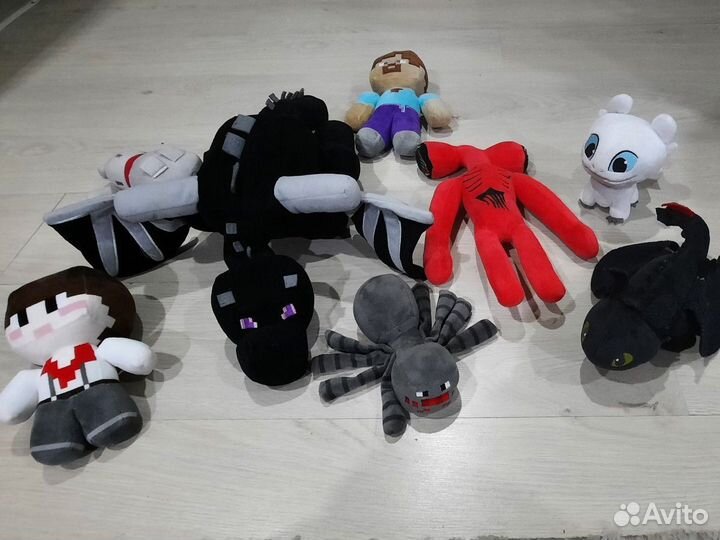 Мягкие игрушки Майнкрафт