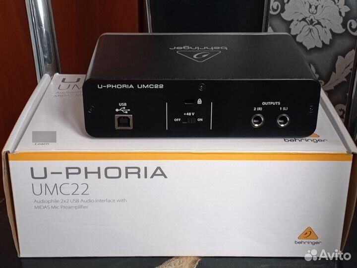 Внешний Звук Карта Behrenger UMC22