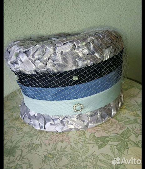 Винтажная шляпка. Натуральная соломка