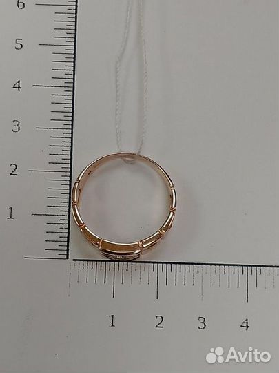 Золотое кольцо с камнем 21р