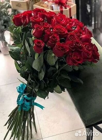 Метровые розы с доставкой