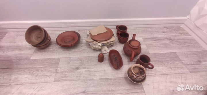 Набор глиняной посуды
