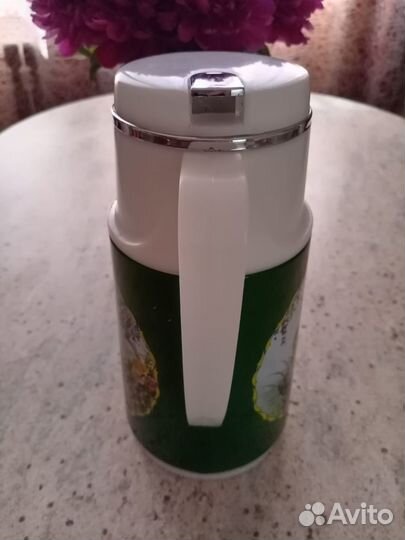 Термос расписной 1л