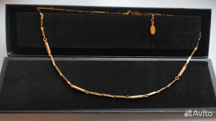 Цепочка Nikken с золотым тонированием