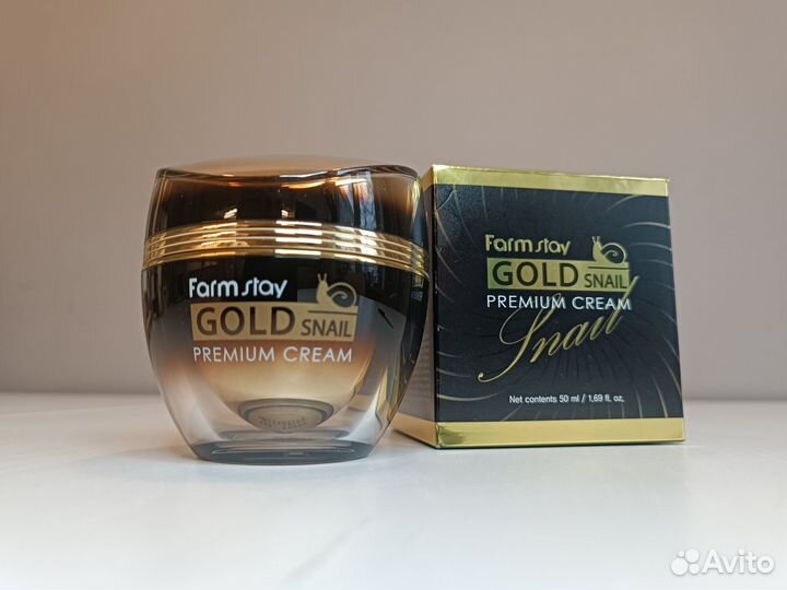 Премиальный крем с золотом и муцином улитки