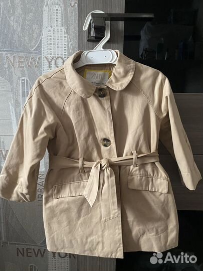 Тренч zara для девочки