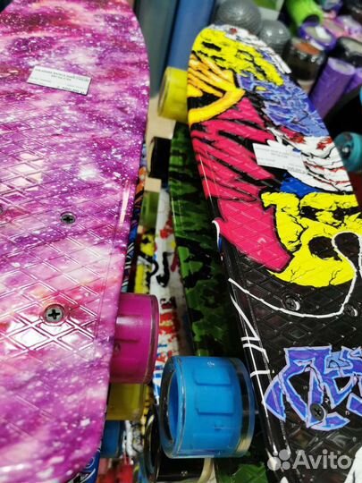 Пенни борды со светящимися колесами