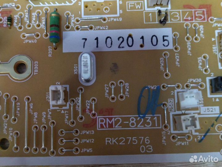 Высоковольтная плата питания Rm2-8231 hp m132