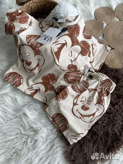 Костюм 2-ка zara для девочек и мальчиков