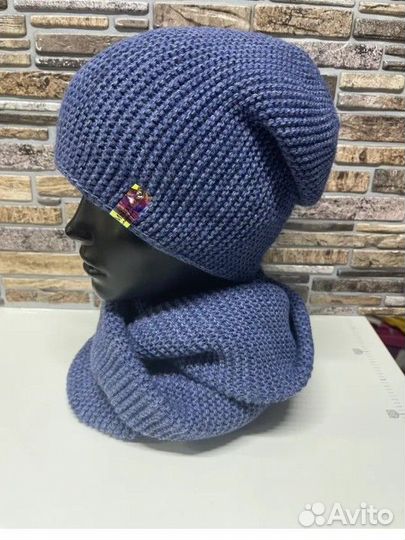 Шапка и снуд, шарф