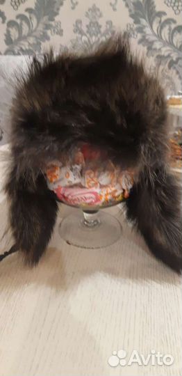 Шапка для мальчика 52 натуральная теплая