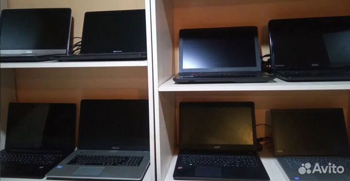 Ноутбуки бу разных моделей 2Х И 4Х ядерные 100 шт