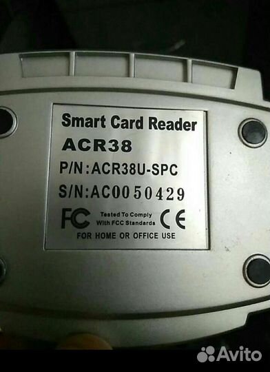 Считыватель контактных смарт-карт ACR38, hdmi-vga