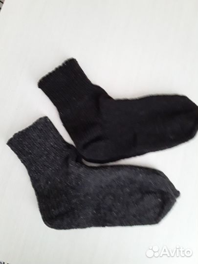 Вязаные шерстяные носки