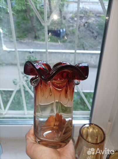 Вазы чехия и хрусталь СССР