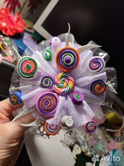 Ободок к платью конфетка