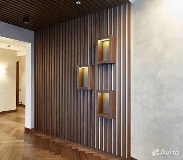 Декоративные рейки для стен