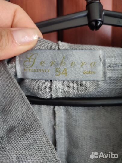 Платье женское льняное 54