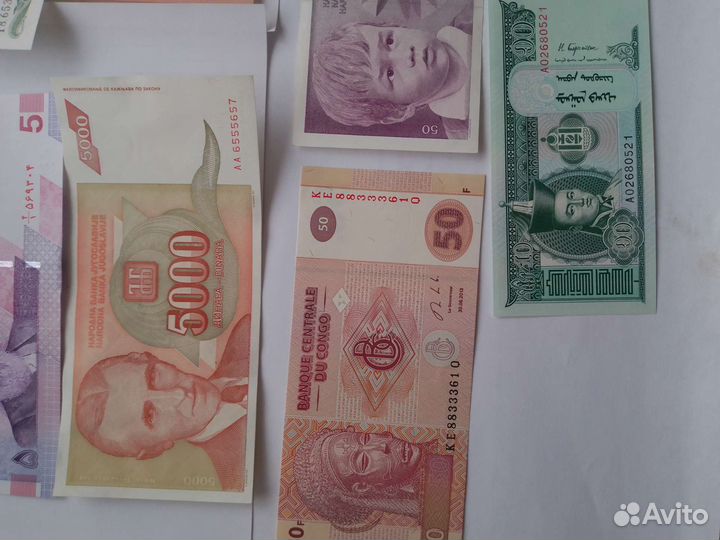 Банкноты,боны,купюры разных стран