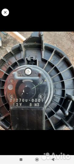 Мотор печки toyota corolla 150