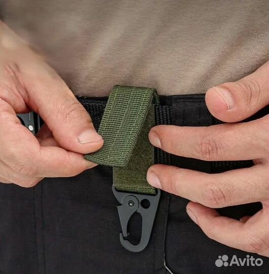 Карабин тактический зеленый многофункциональный