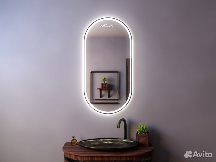 Зеркало в тонкой раме Ameli Plus Miralls