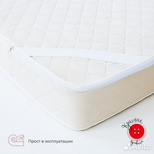 Матрас (матрас-топпер) 140х200x10 струттофайбер