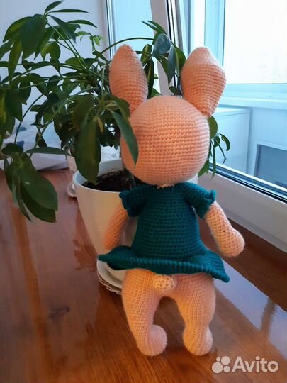 Мягкая игрушка заяц ручная работа