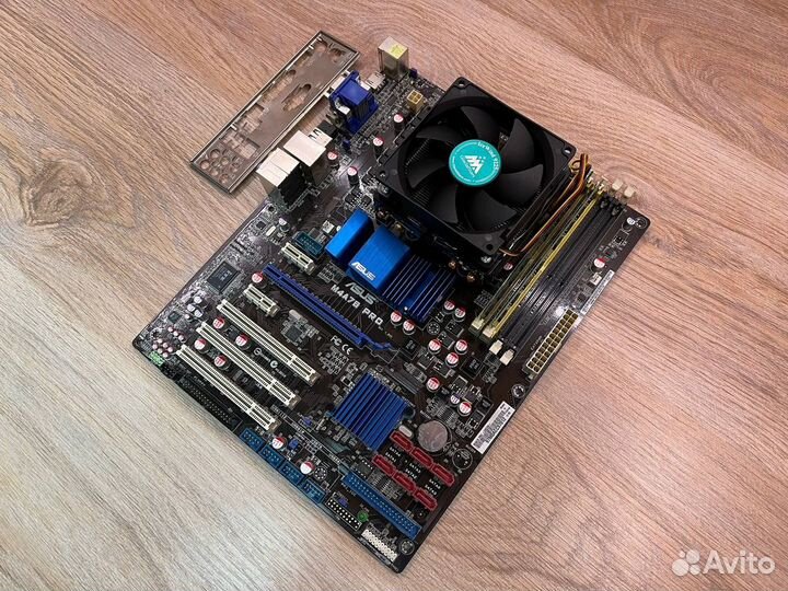 Материнская плата Asus M4A78 Pro полный комплект