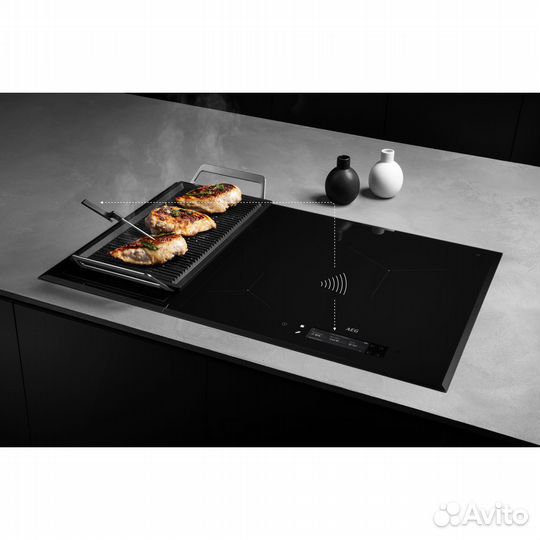 Индукция AEG IAE84881FB + беспроводной термозонд