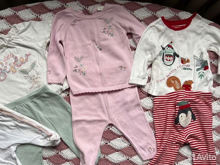 Новогодний костюмчик mothercare 6-9