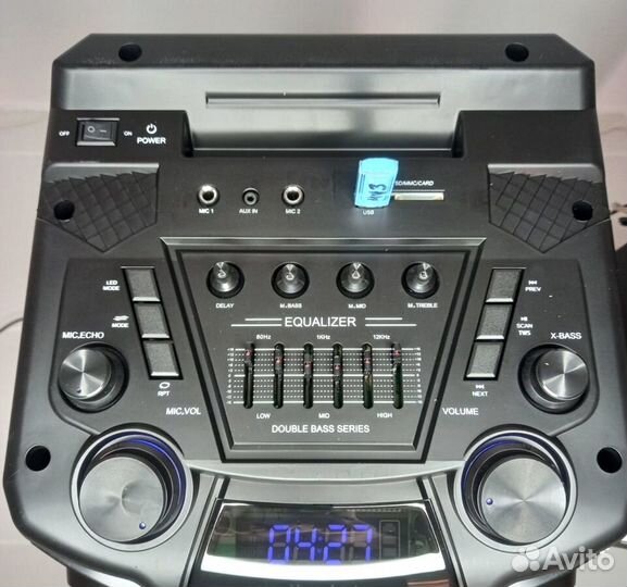 Мощная аудиосистема с Караоке Eltronic Bass